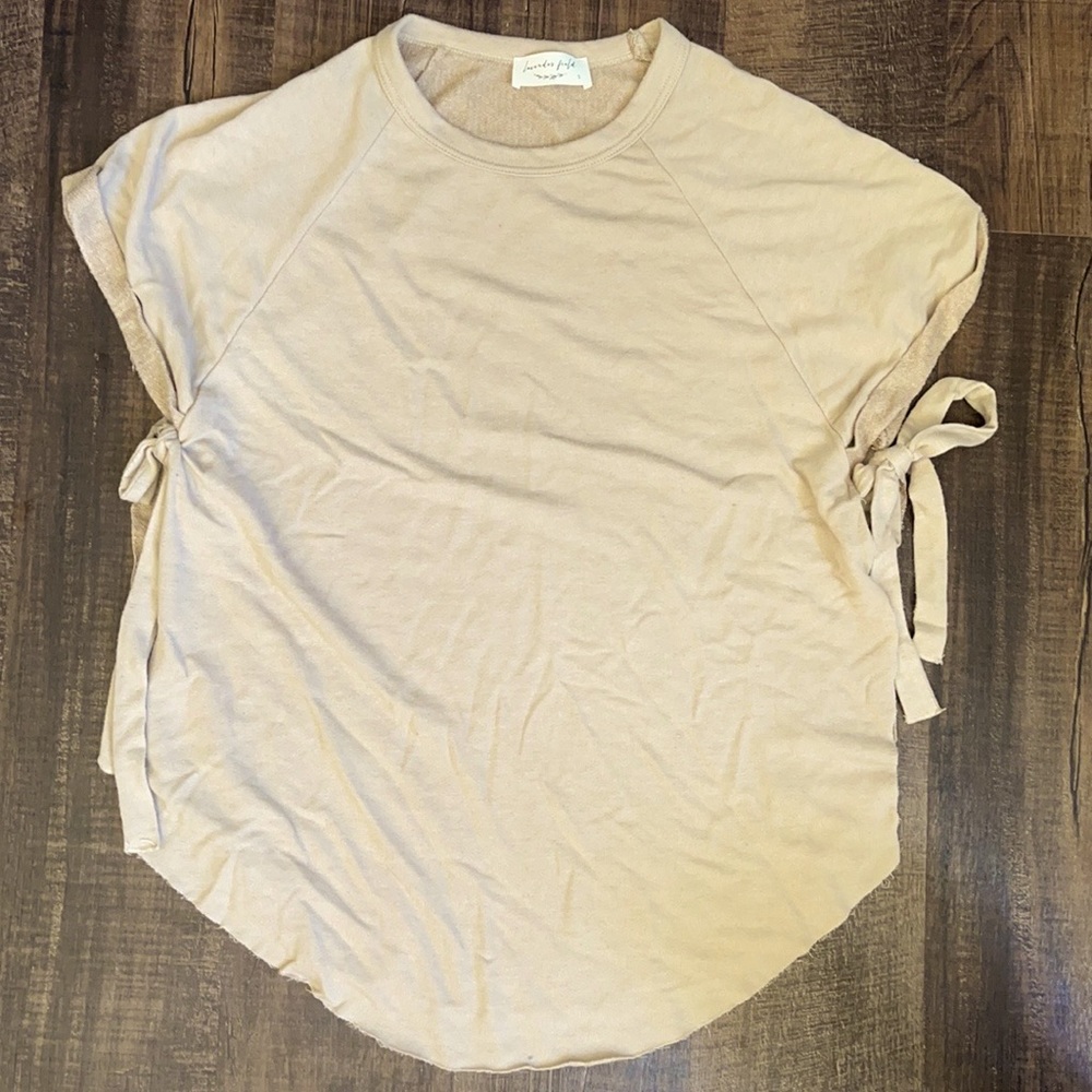 Lavender Field Side Tie Tee